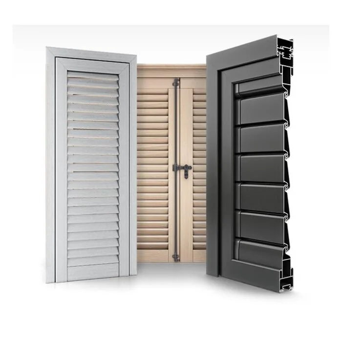 Volets battants aluminium bois et acier