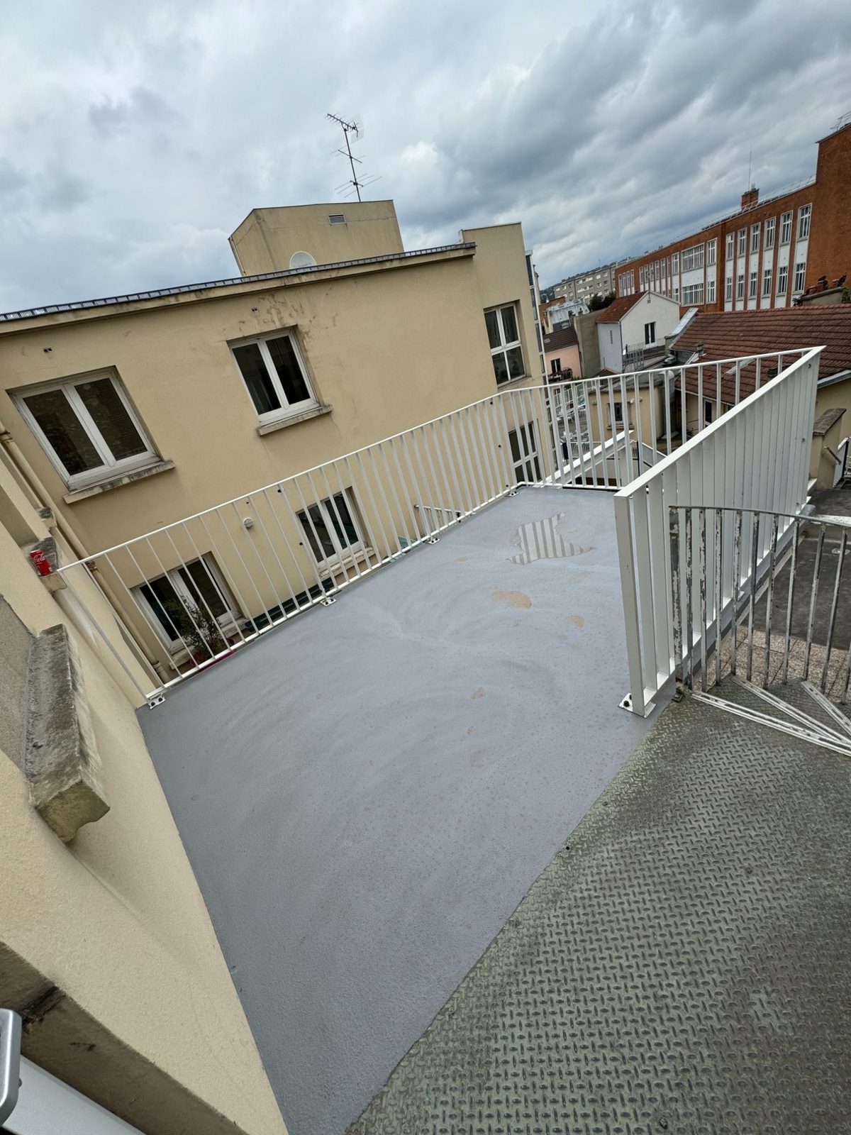 Garde-corps de terrasse en toiture